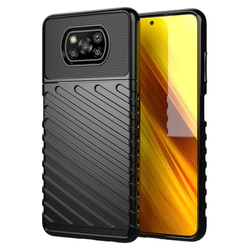 Cover for Xiaomi Poco X3 Sort Torden Serie