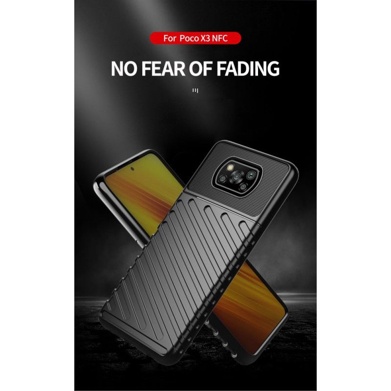 Cover for Xiaomi Poco X3 Sort Torden Serie