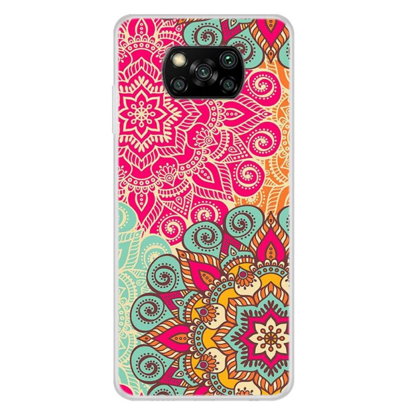 Cover Xiaomi Poco X3 Mobilcover Mandala-Trend