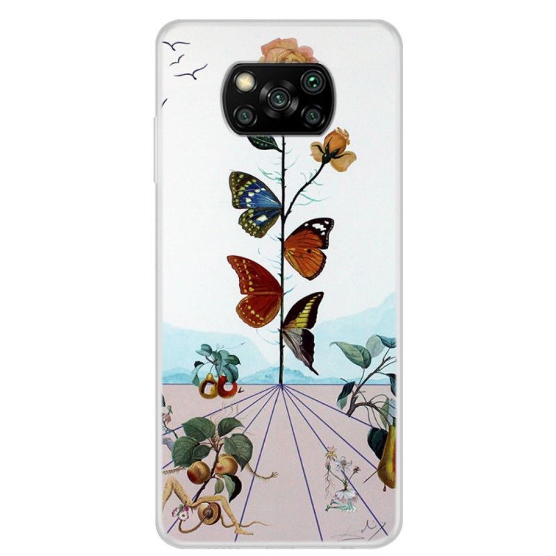 Cover Xiaomi Poco X3 Sommerfugle I Naturen