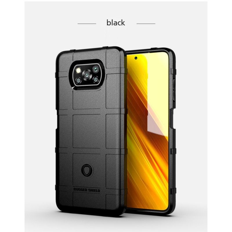 Cover Xiaomi Poco X3 Sort Robust Skjold