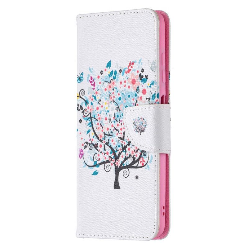 Flip Cover Xiaomi Poco X3 Blomstret Træ