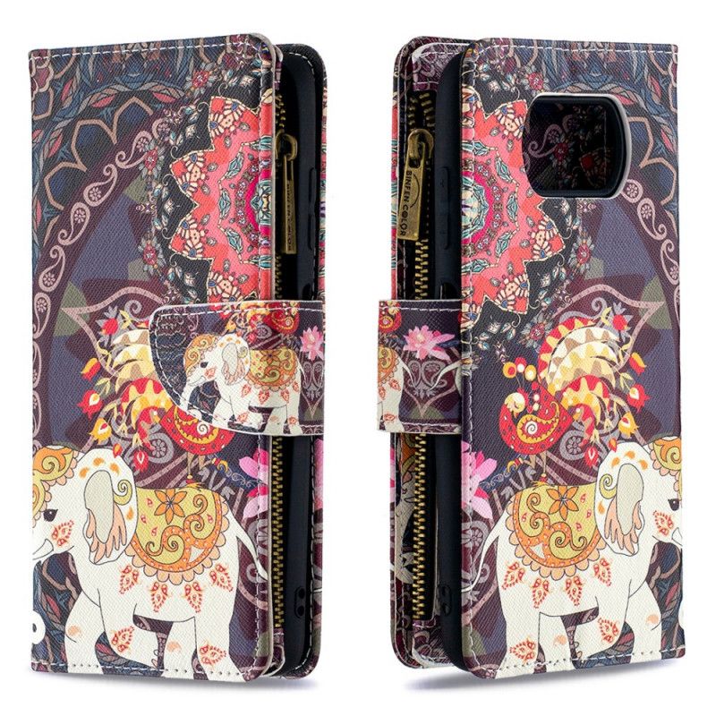 Flip Cover Xiaomi Poco X3 Elefant Lynlåslomme