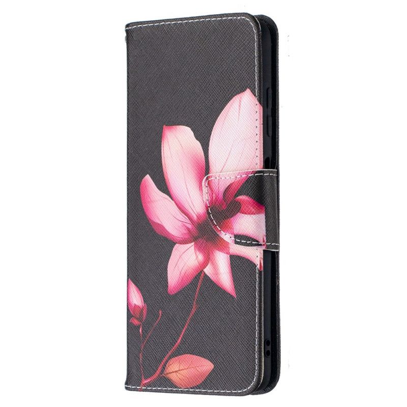 Flip Cover Xiaomi Poco X3 Lyserød Blomst