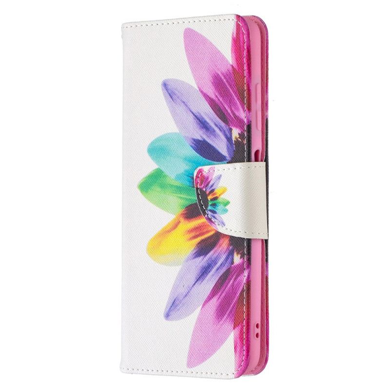 Flip Cover Xiaomi Poco X3 Mobilcover Akvarelblomst