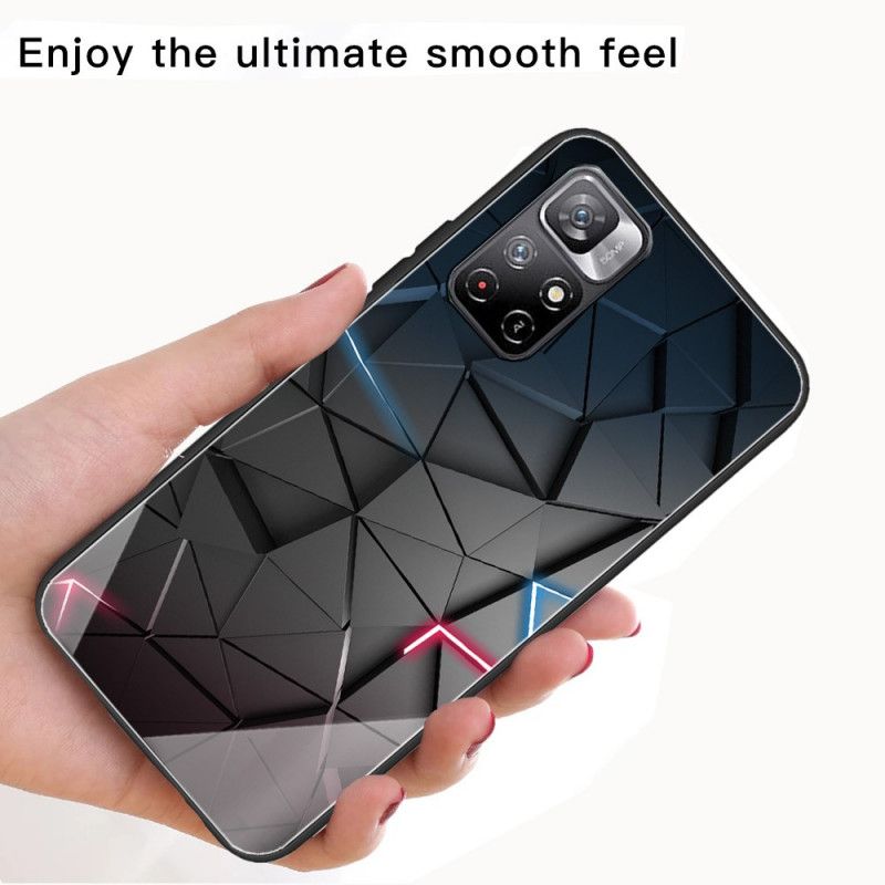 Cover Til Xiaomi Redmi Note 11 / Poco M4 Pro 5g Hærdet Glasgeometri