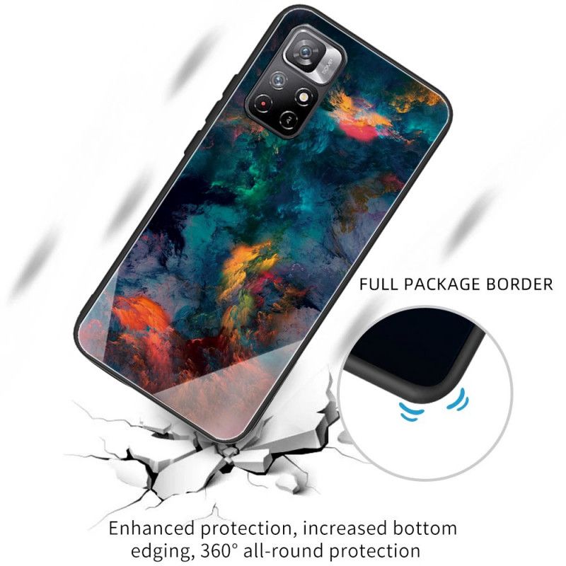 Cover Til Xiaomi Redmi Note 11 / Poco M4 Pro 5g Himmelhærdet Glas