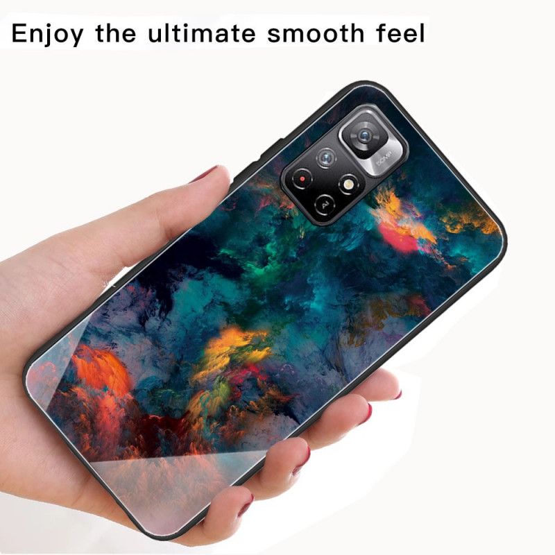 Cover Til Xiaomi Redmi Note 11 / Poco M4 Pro 5g Himmelhærdet Glas