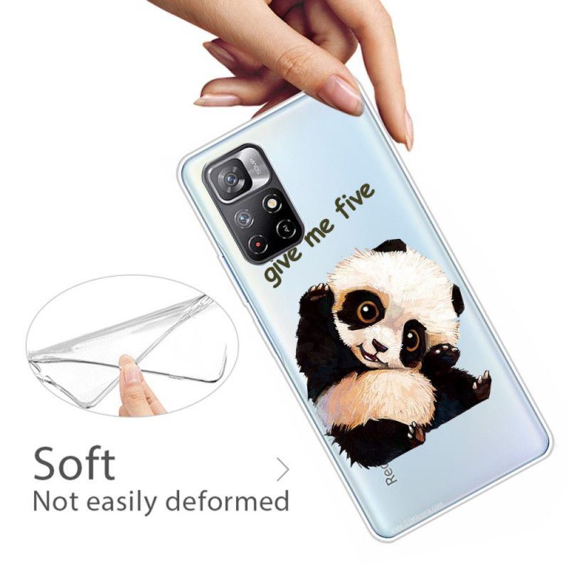 Cover Til Xiaomi Redmi Note 11 / Poco M4 Pro 5g Panda Giv Me Five