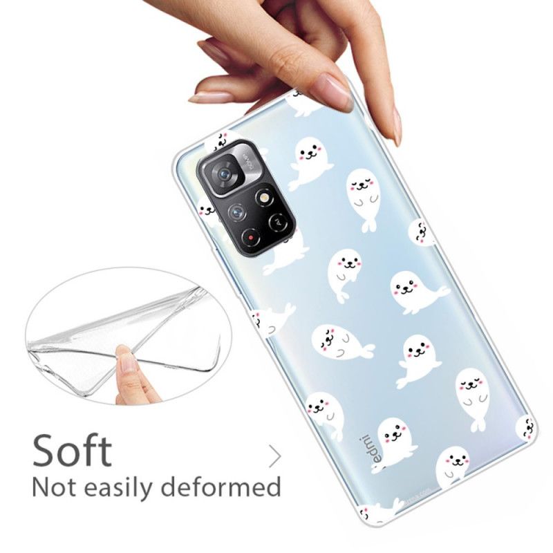 Cover Til Xiaomi Redmi Note 11 / Poco M4 Pro 5g Sea Lions Sjov