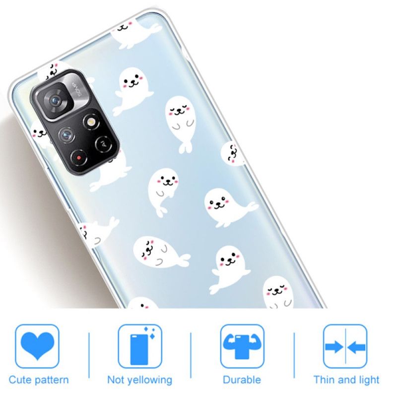 Cover Til Xiaomi Redmi Note 11 / Poco M4 Pro 5g Sea Lions Sjov