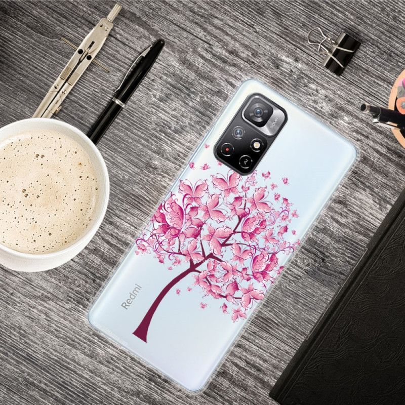 Cover Til Xiaomi Redmi Note 11 / Poco M4 Pro 5g Sommerfugletræ