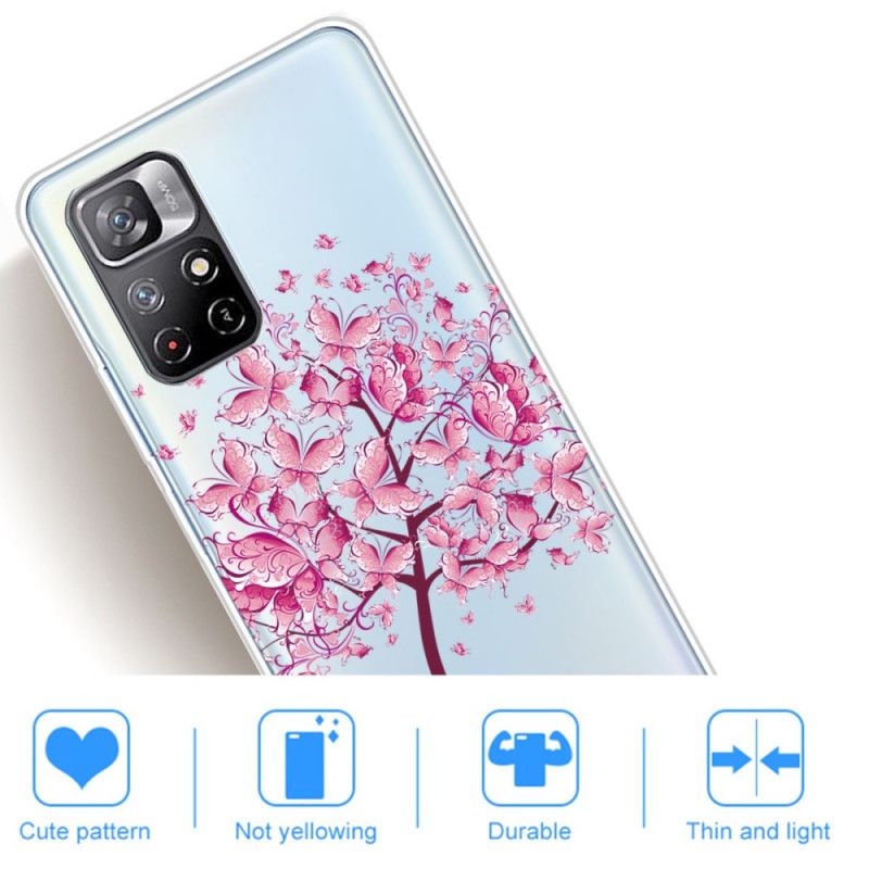 Cover Til Xiaomi Redmi Note 11 / Poco M4 Pro 5g Sommerfugletræ