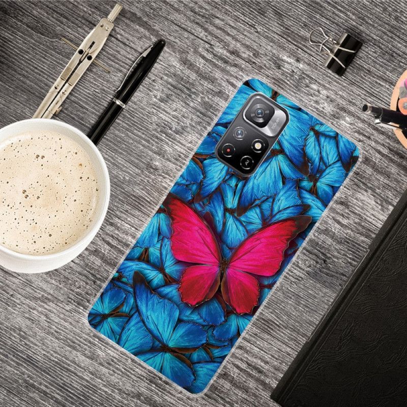 Cover Til Xiaomi Redmi Note 11 / Poco M4 Pro 5g Vilde Sommerfugle