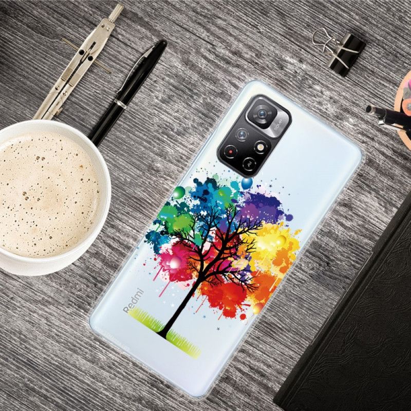 Cover Xiaomi Redmi Note 11 / Poco M4 Pro 5g Akvareltræ