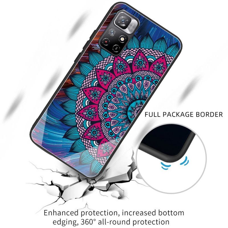 Cover Xiaomi Redmi Note 11 / Poco M4 Pro 5g Mandala Af Hærdet Glas