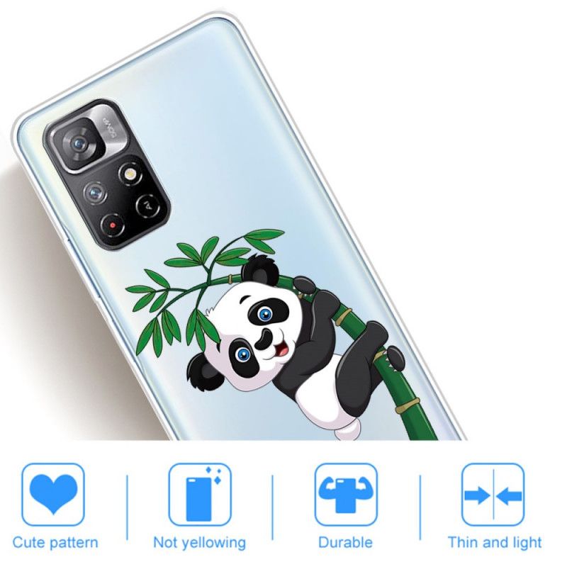 Cover Xiaomi Redmi Note 11 / Poco M4 Pro 5g Panda På Bambus