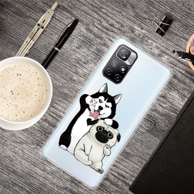 Cover Xiaomi Redmi Note 11 / Poco M4 Pro 5g Sjove Hunde