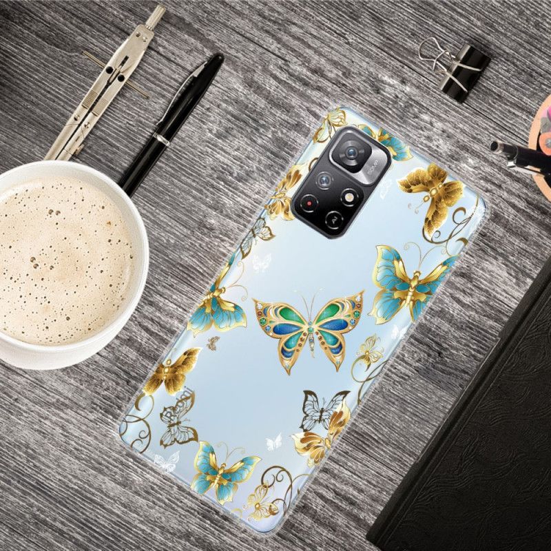 Cover Xiaomi Redmi Note 11 / Poco M4 Pro 5g Sommerfugle