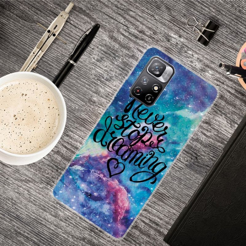 Cover Xiaomi Redmi Note 11 / Poco M4 Pro 5g Stop Aldrig Med At Drømme