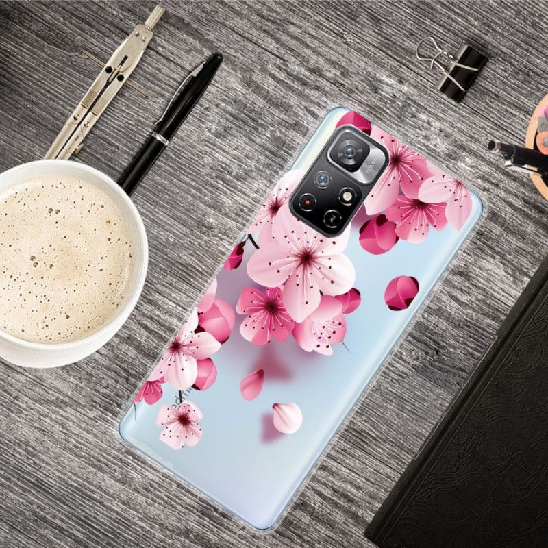 Cover Xiaomi Redmi Note 11 / Poco M4 Pro 5g Telefon Etui Blomster