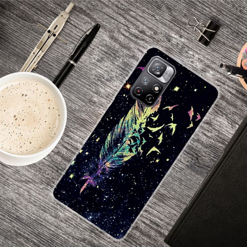 Cover Xiaomi Redmi Note 11 / Poco M4 Pro 5g Telefon Etui Fjer