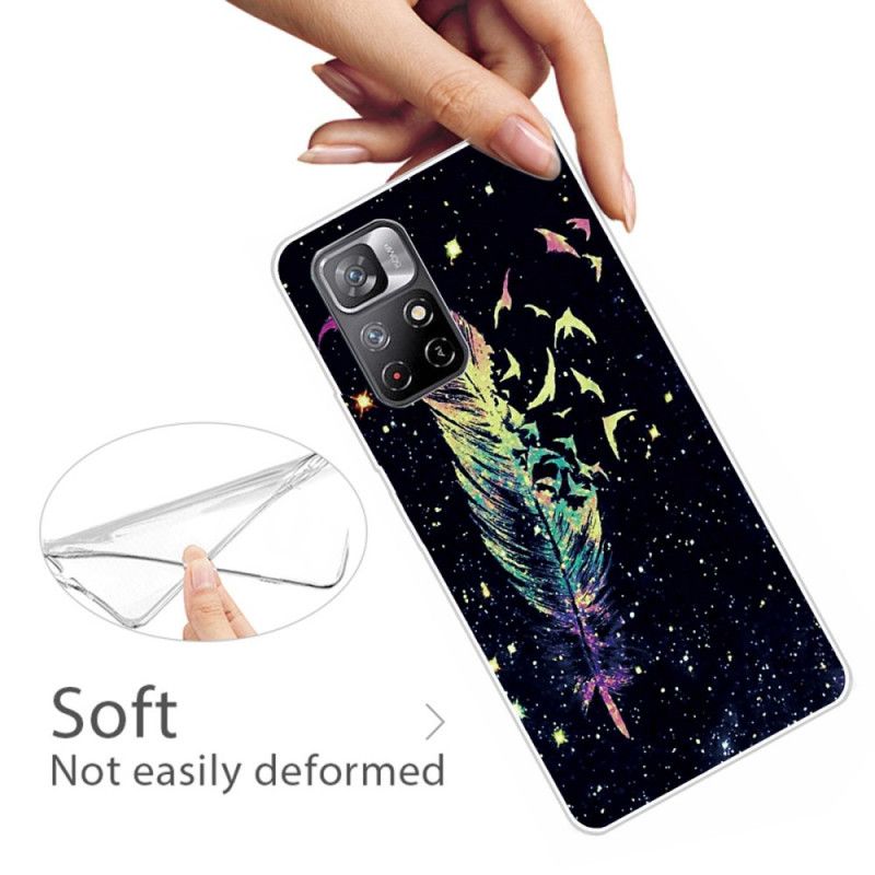 Cover Xiaomi Redmi Note 11 / Poco M4 Pro 5g Telefon Etui Fjer