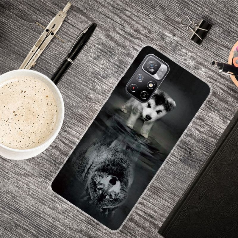 Cover Xiaomi Redmi Note 11 / Poco M4 Pro 5g Telefon Etui Puppy Dream