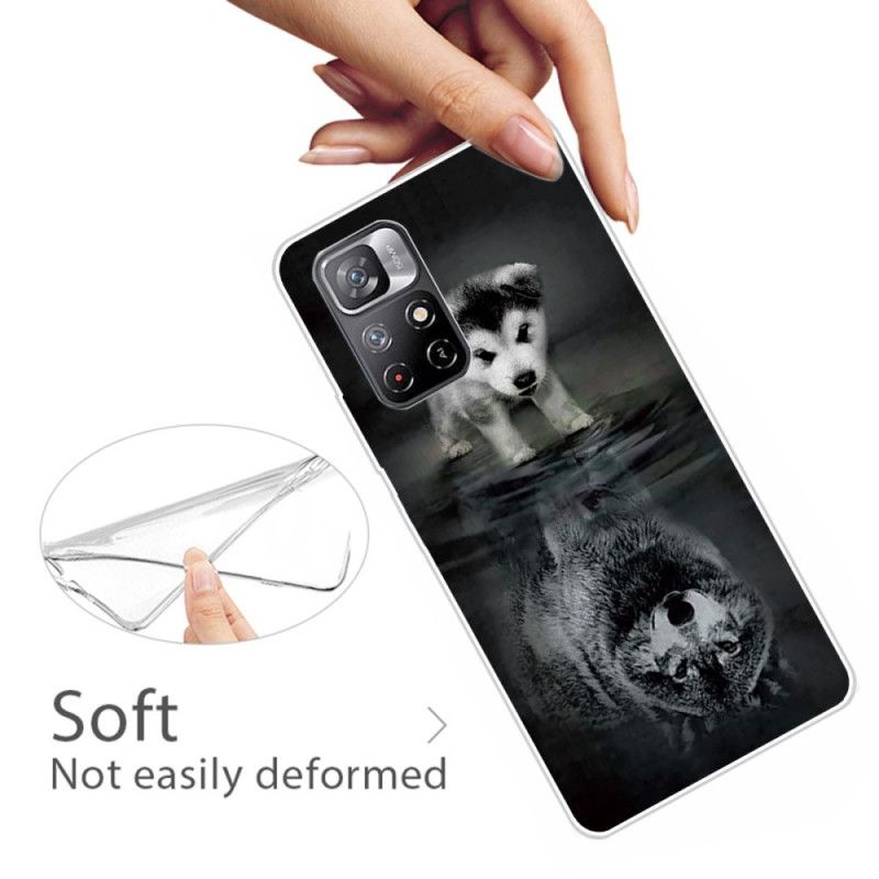 Cover Xiaomi Redmi Note 11 / Poco M4 Pro 5g Telefon Etui Puppy Dream