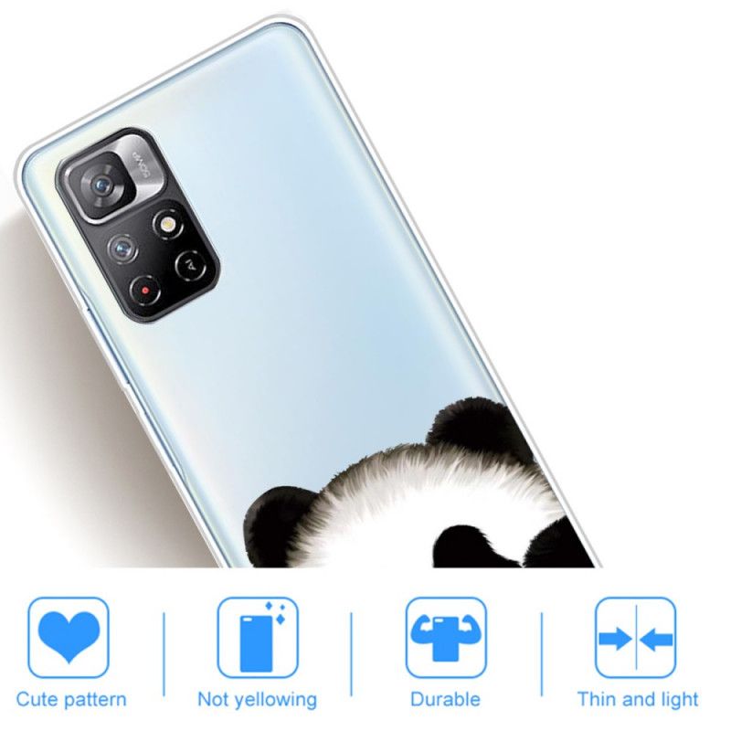 Cover Xiaomi Redmi Note 11 / Poco M4 Pro 5g Transparent Panda