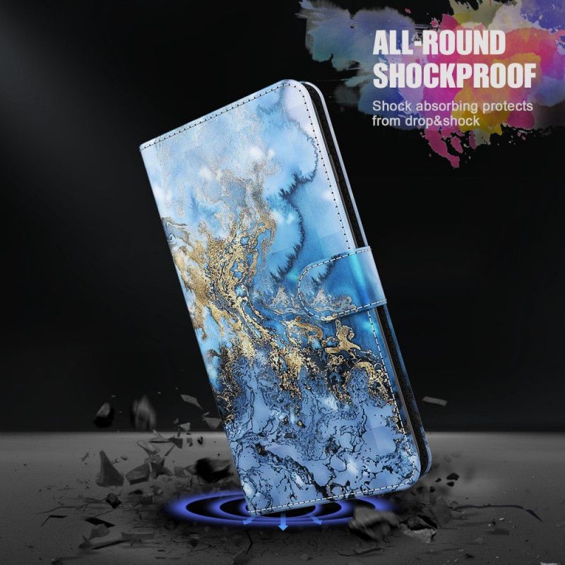 Flip Cover Til Xiaomi Redmi Note 11 / Poco M4 Pro 5g Crazy Marble