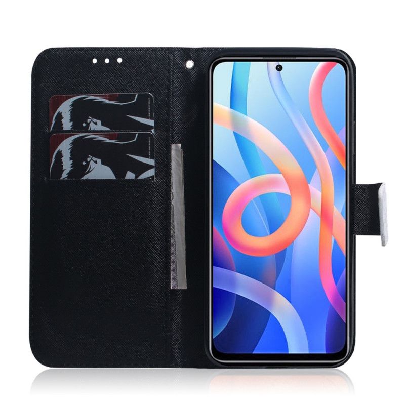 Flip Cover Til Xiaomi Redmi Note 11 / Poco M4 Pro 5g Ernesto The Wolf