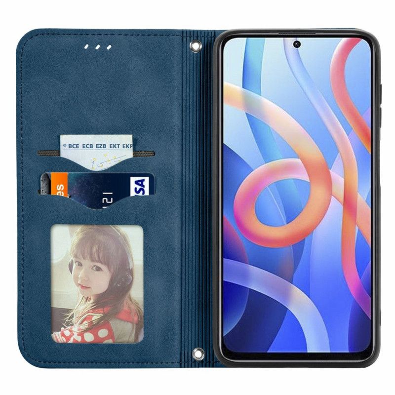 Flip Cover Til Xiaomi Redmi Note 11 / Poco M4 Pro 5g Skin-touch Classic