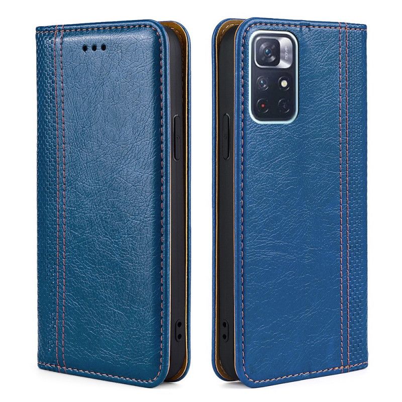 Flip Cover Til Xiaomi Redmi Note 11 / Poco M4 Pro 5g Vintage Læderstil