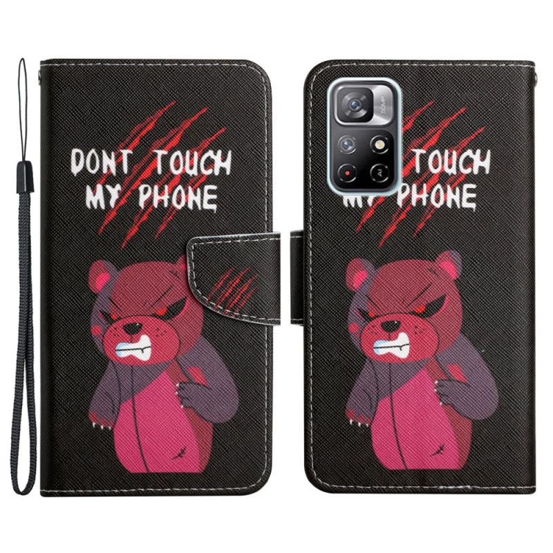 Flip Cover Xiaomi Redmi Note 11 / Poco M4 Pro 5g Bear Rør Ikke Ved Min Telefon