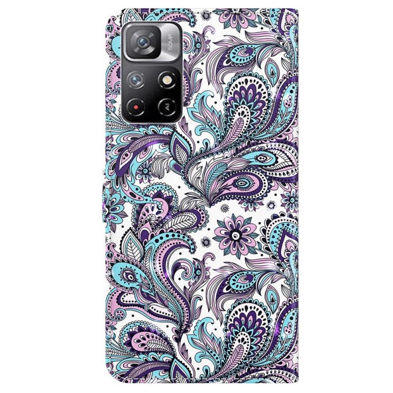 Flip Cover Xiaomi Redmi Note 11 / Poco M4 Pro 5g Blomstermønstre