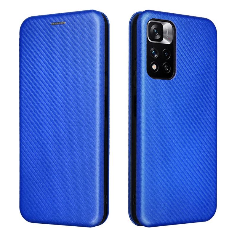 Flip Cover Xiaomi Redmi Note 11 / Poco M4 Pro 5g Carbon Fiber