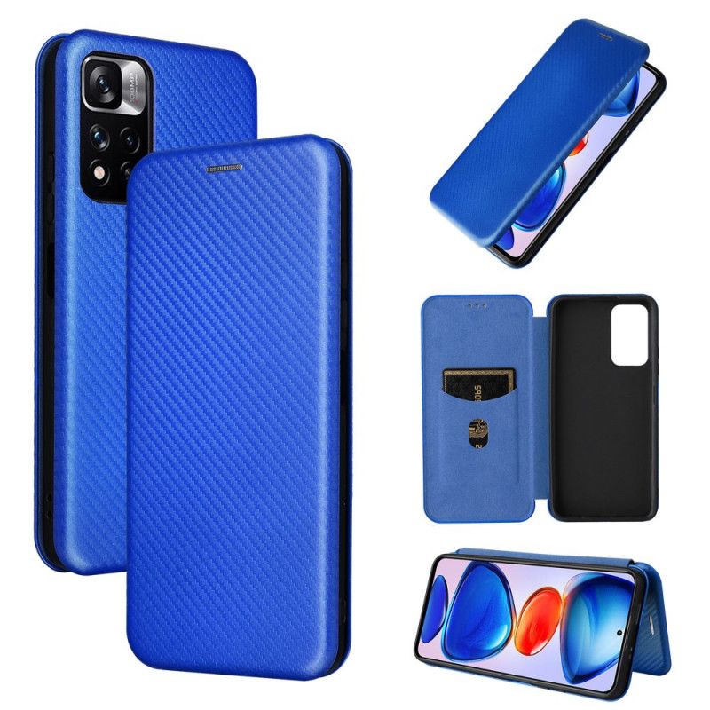 Flip Cover Xiaomi Redmi Note 11 / Poco M4 Pro 5g Carbon Fiber