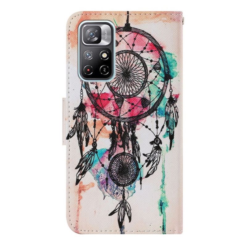 Flip Cover Xiaomi Redmi Note 11 / Poco M4 Pro 5g Dream Catcher Aquarel