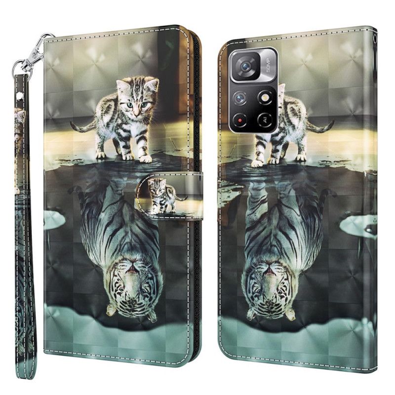 Flip Cover Xiaomi Redmi Note 11 / Poco M4 Pro 5g Ernest The Tiger