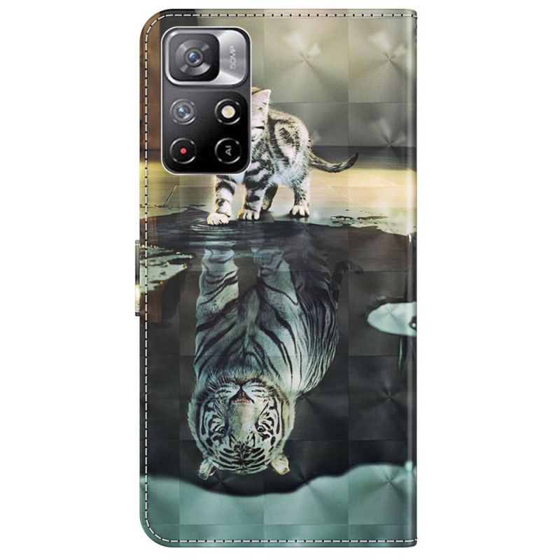 Flip Cover Xiaomi Redmi Note 11 / Poco M4 Pro 5g Ernest The Tiger