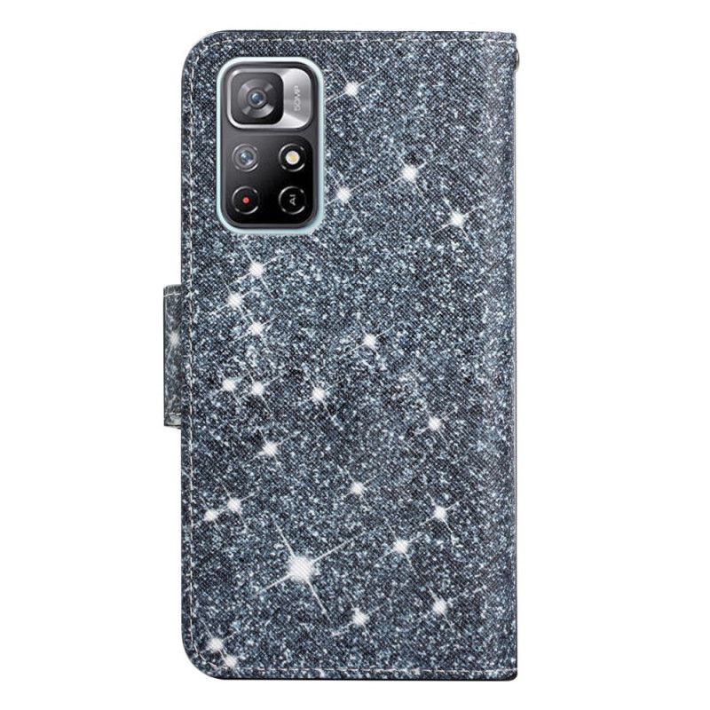 Flip Cover Xiaomi Redmi Note 11 / Poco M4 Pro 5g Glitter Strappy