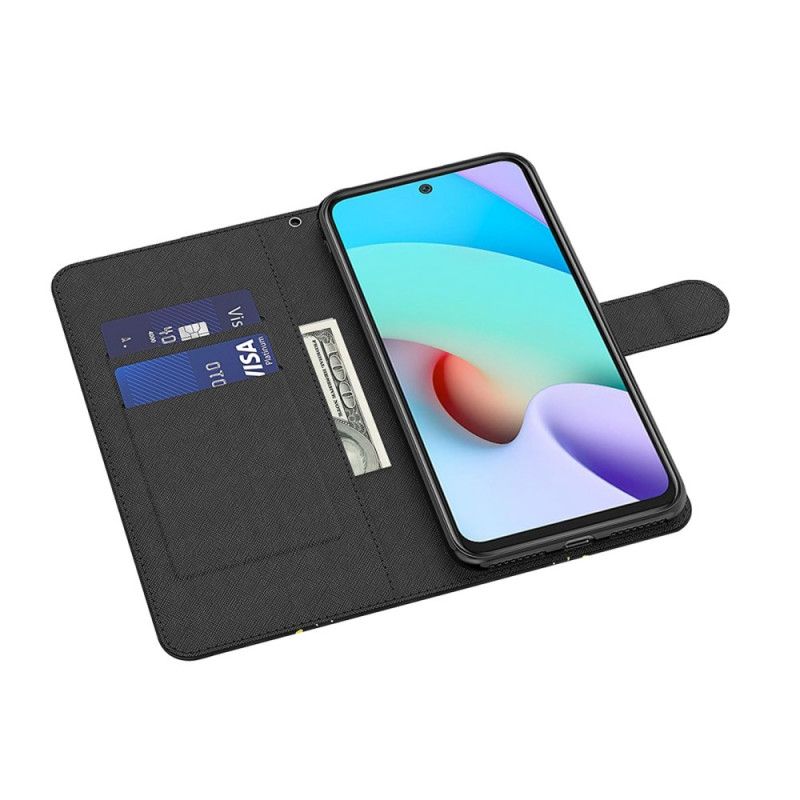 Flip Cover Xiaomi Redmi Note 11 / Poco M4 Pro 5g Gule Sommerfugle