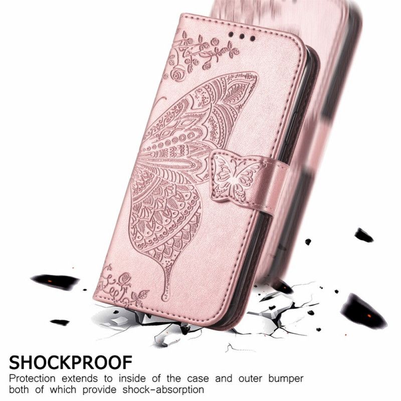 Flip Cover Xiaomi Redmi Note 11 / Poco M4 Pro 5g Halve Sommerfugle