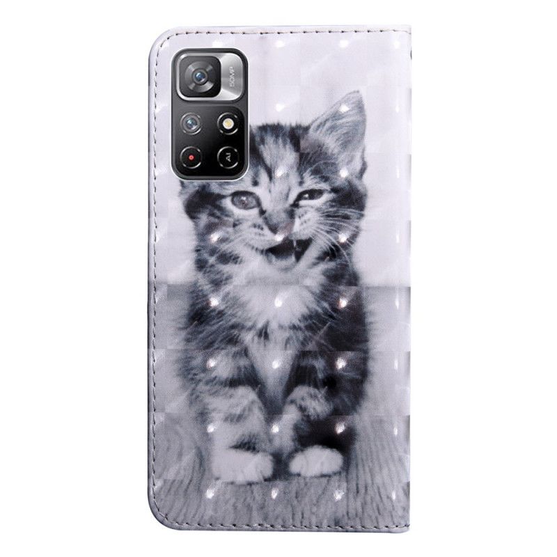 Flip Cover Xiaomi Redmi Note 11 / Poco M4 Pro 5g Ignace Le Chaton