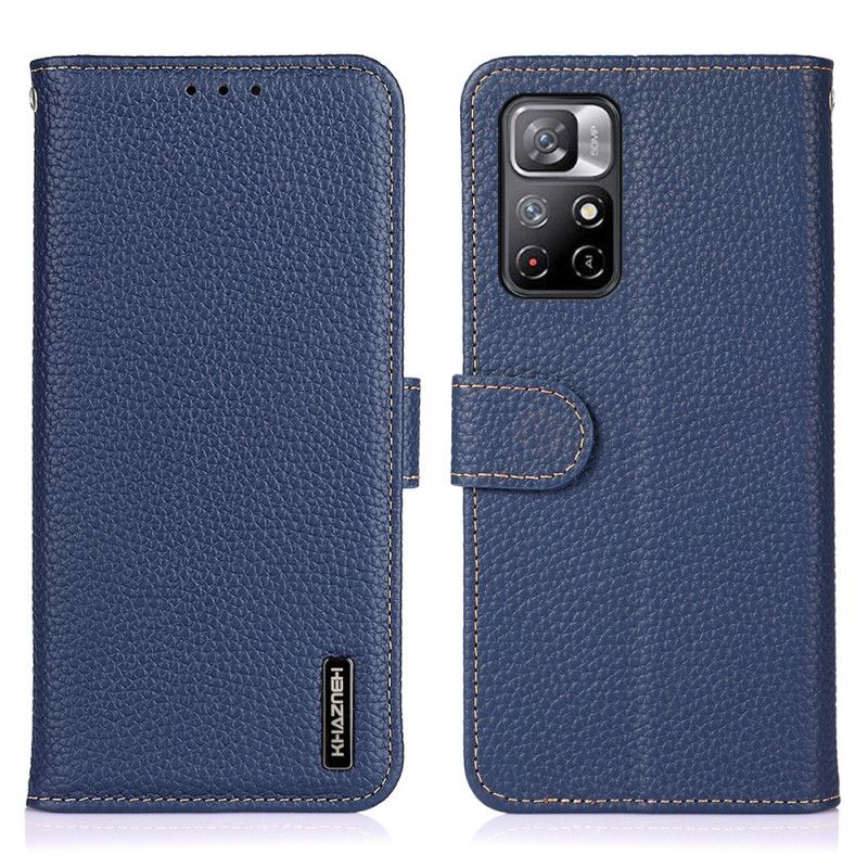 Flip Cover Xiaomi Redmi Note 11 / Poco M4 Pro 5g Khazneh Lychee Læder