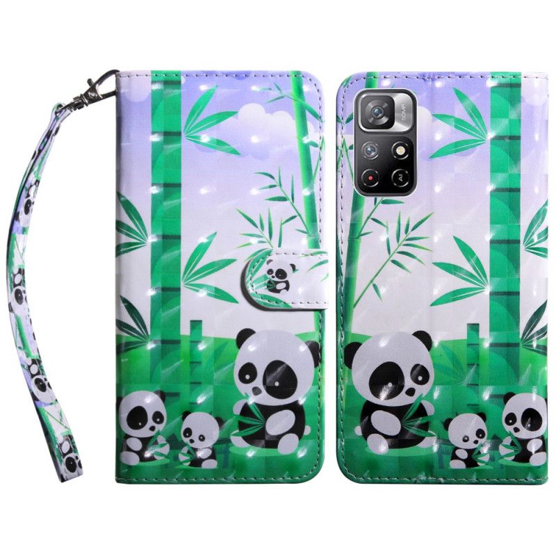 Flip Cover Xiaomi Redmi Note 11 / Poco M4 Pro 5g Light Spot Pandas