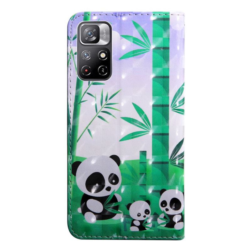 Flip Cover Xiaomi Redmi Note 11 / Poco M4 Pro 5g Light Spot Pandas