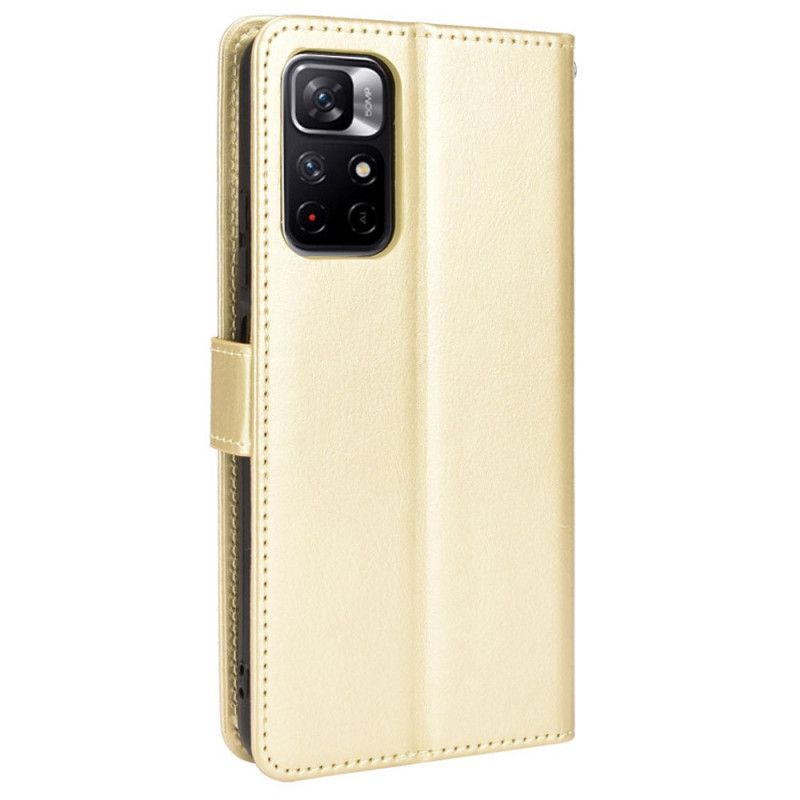 Flip Cover Xiaomi Redmi Note 11 / Poco M4 Pro 5g Prangende Kunstlæder