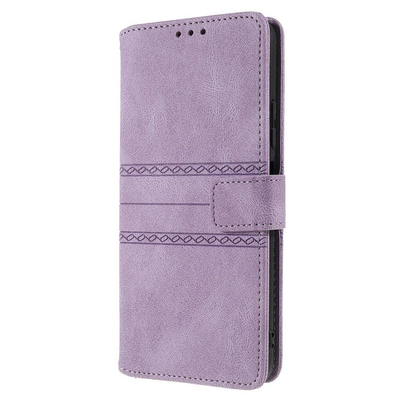 Flip Cover Xiaomi Redmi Note 11 / Poco M4 Pro 5g Søm Blonde